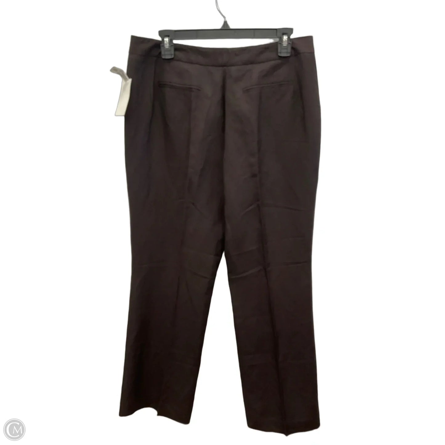 Pants Linen By Larry Levine In Brown, Size: 14