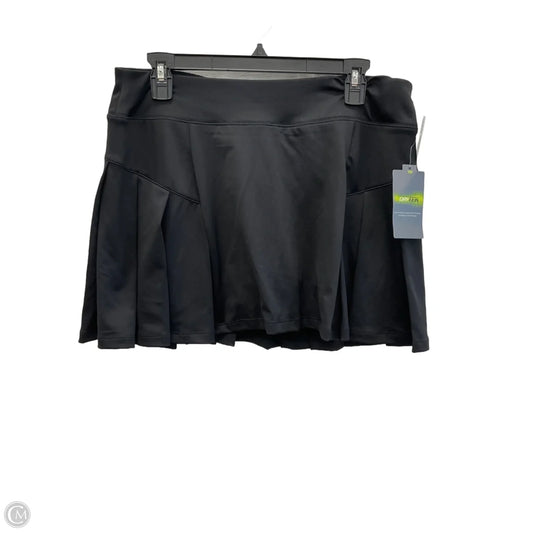 Athletic Skort By Tek Gear In Black, Size: L
