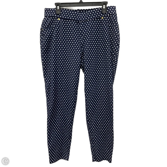 Pants Leggings By Michael By Michael Kors In Blue & White, Size: 1x