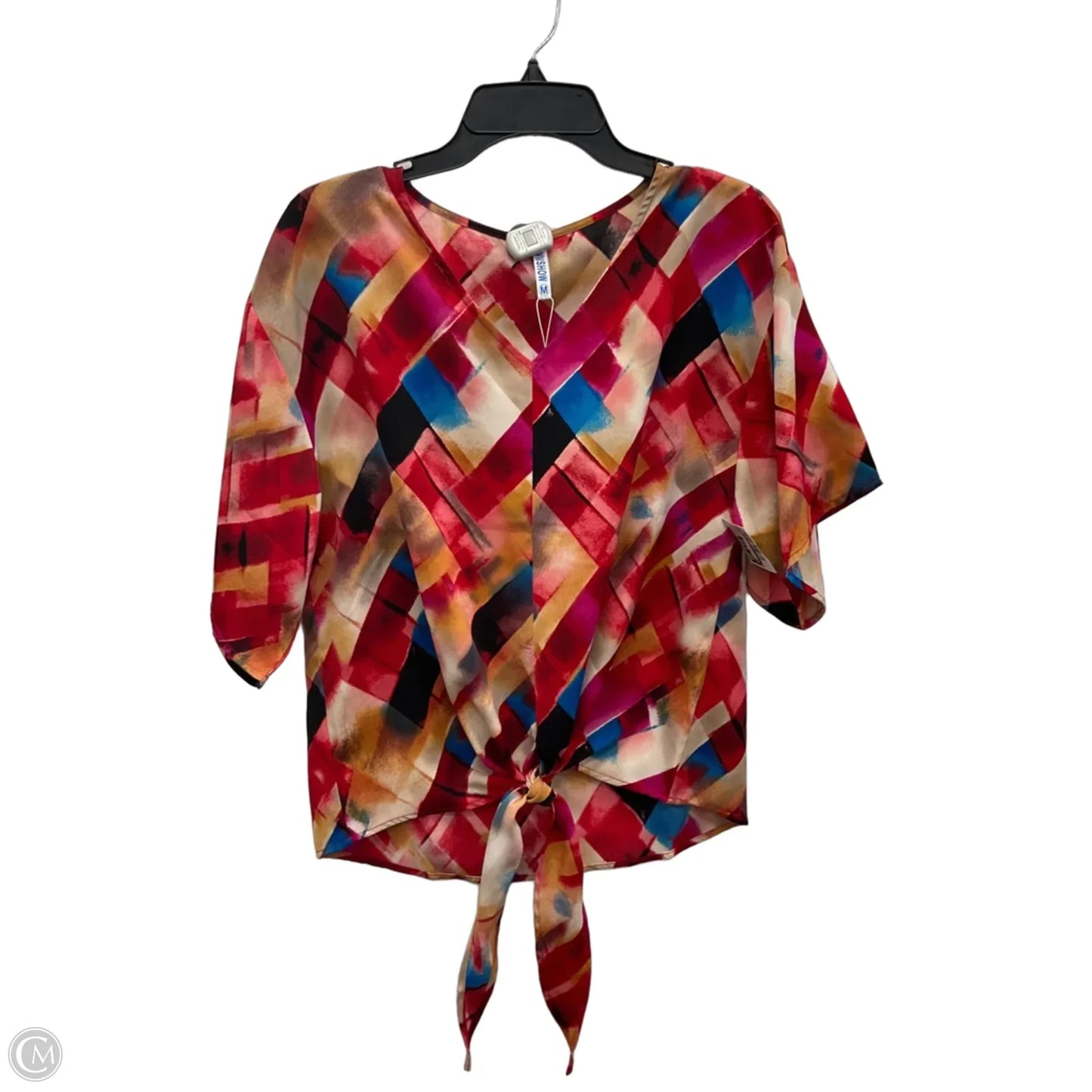 Top Short Sleeve By Cmc In Red, Size: M