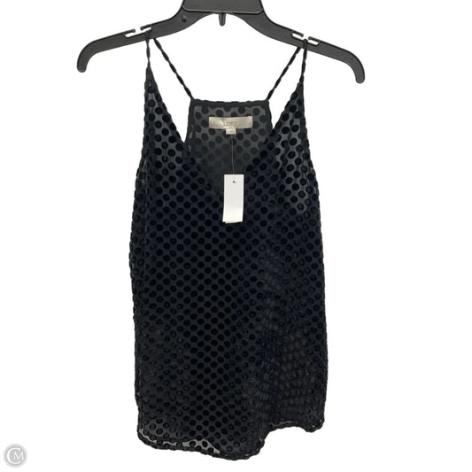 Top Sleeveless By Loft In Black, Size: S