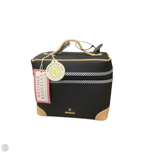 Makeup Bag Leather By Spartina, Size: Large