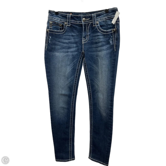 Jeans Skinny By Miss Me In Blue Denim, Size: 6