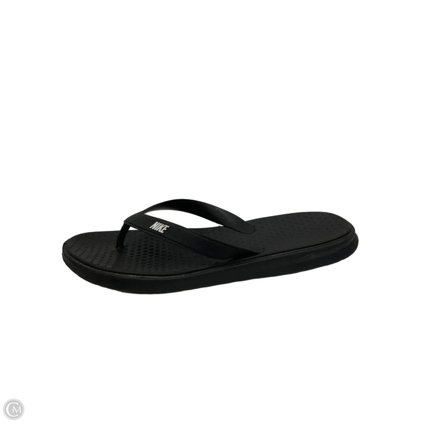 Shoes Flats By Nike Apparel In Black, Size: 10