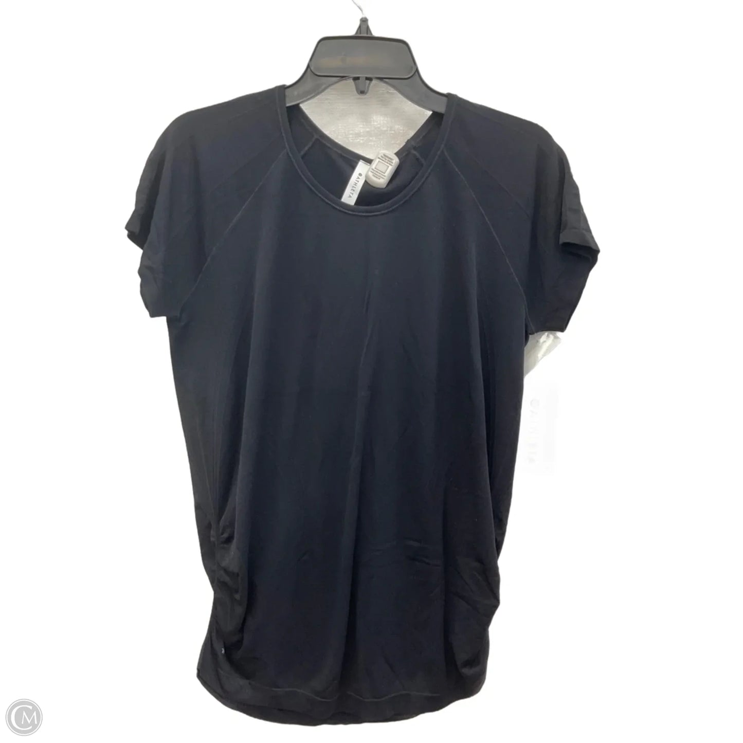 Top Short Sleeve By Lululemon In Black, Size: Xl