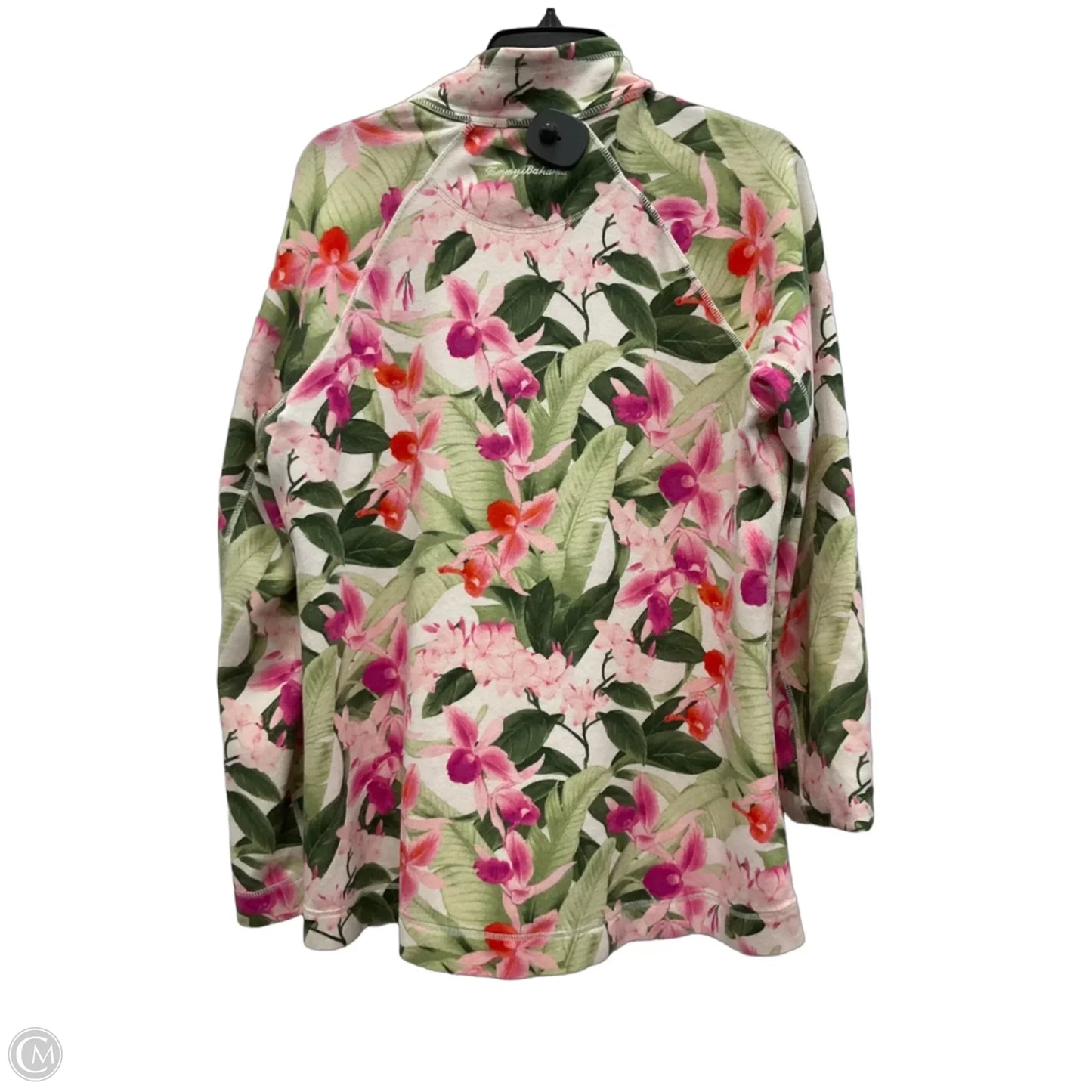 Jacket Other By Tommy Bahama In Green & Pink, Size: L