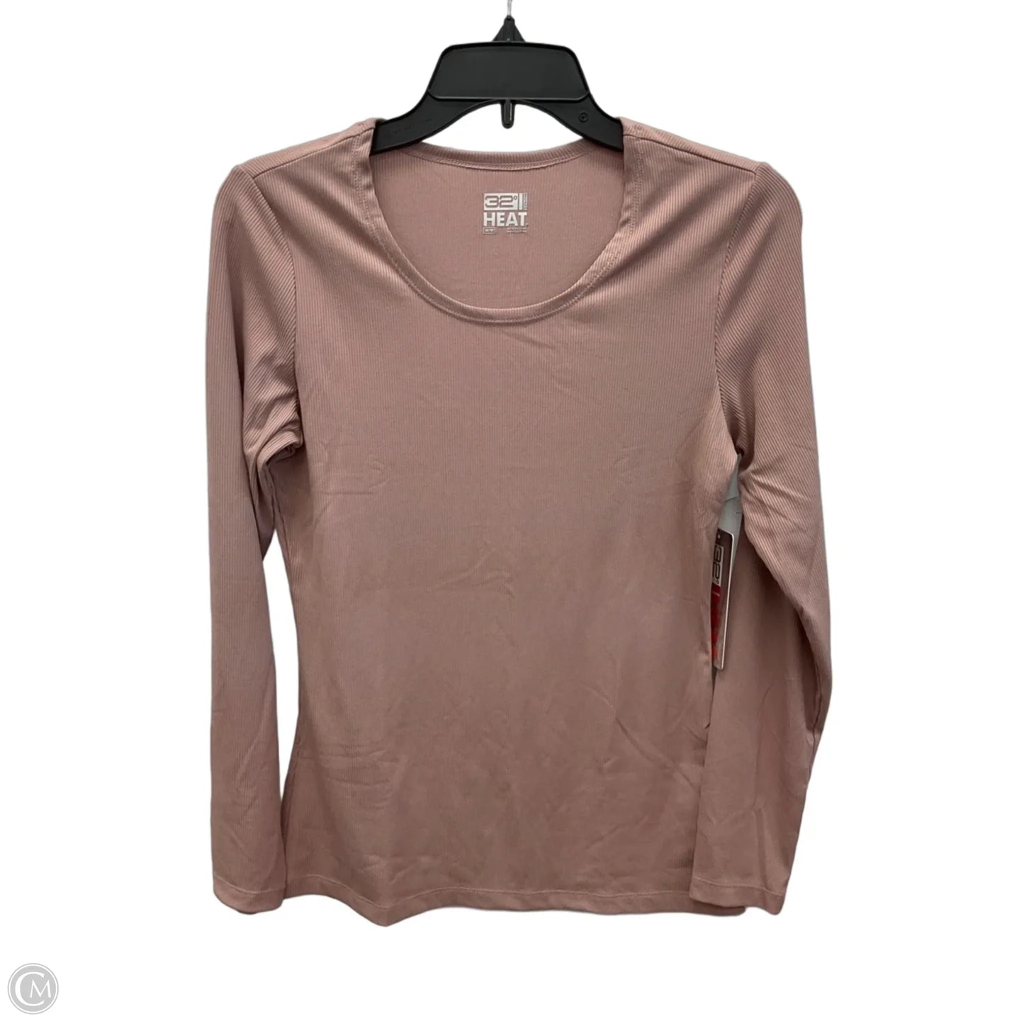 Athletic Top Long Sleeve Crewneck By 32 Degrees In Pink, Size: M