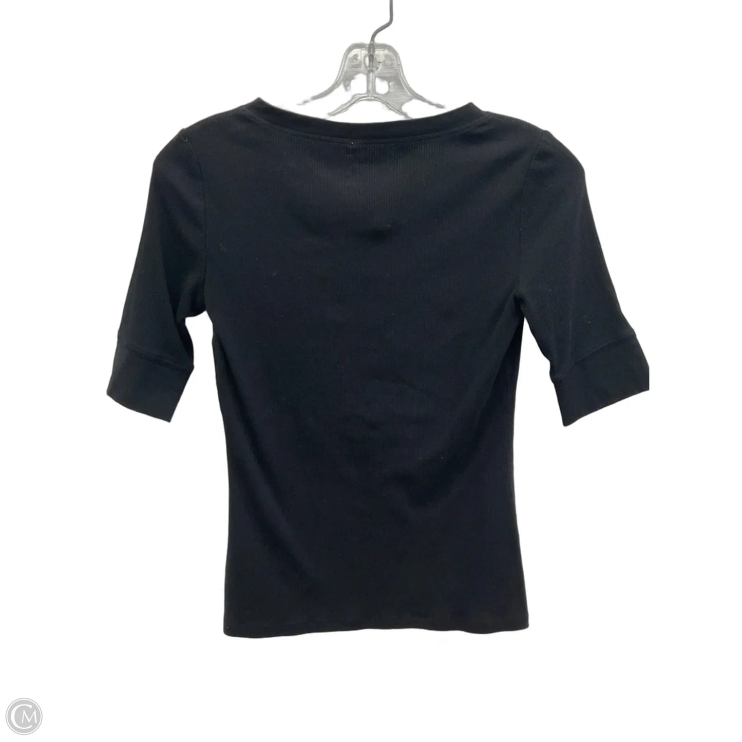 Top Short Sleeve By Gap In Black, Size: Xs