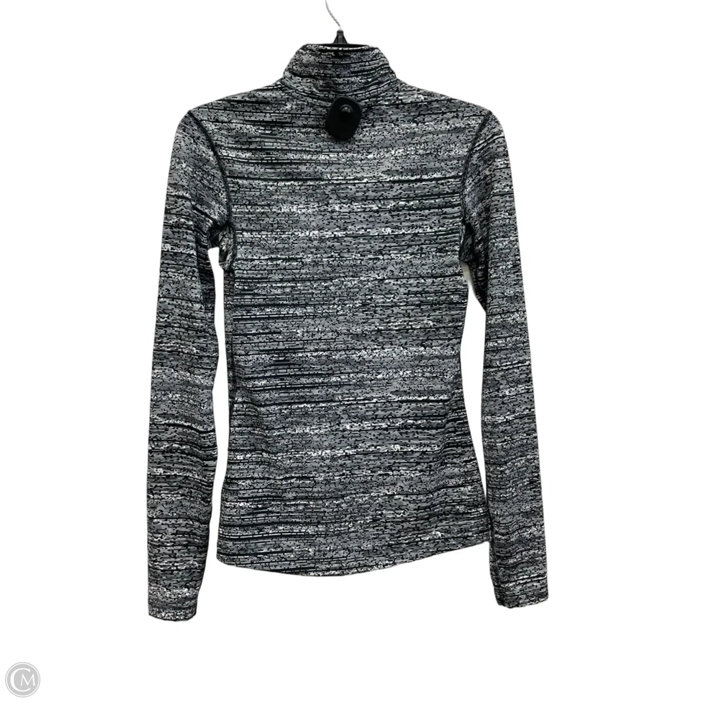 Athletic Jacket By Nike Apparel In Black & White, Size: S