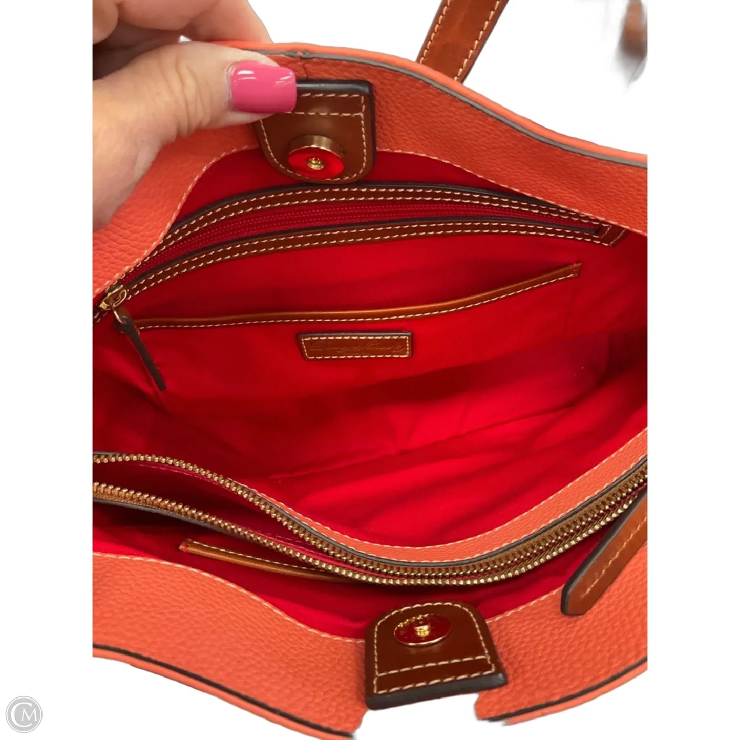Handbag Designer By Dooney And Bourke, Size: Large