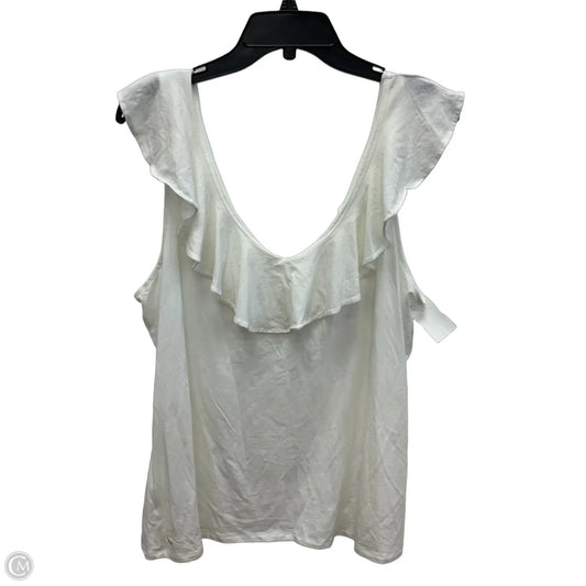 Tank Top Designer By Lilly Pulitzer In White, Size: Xl