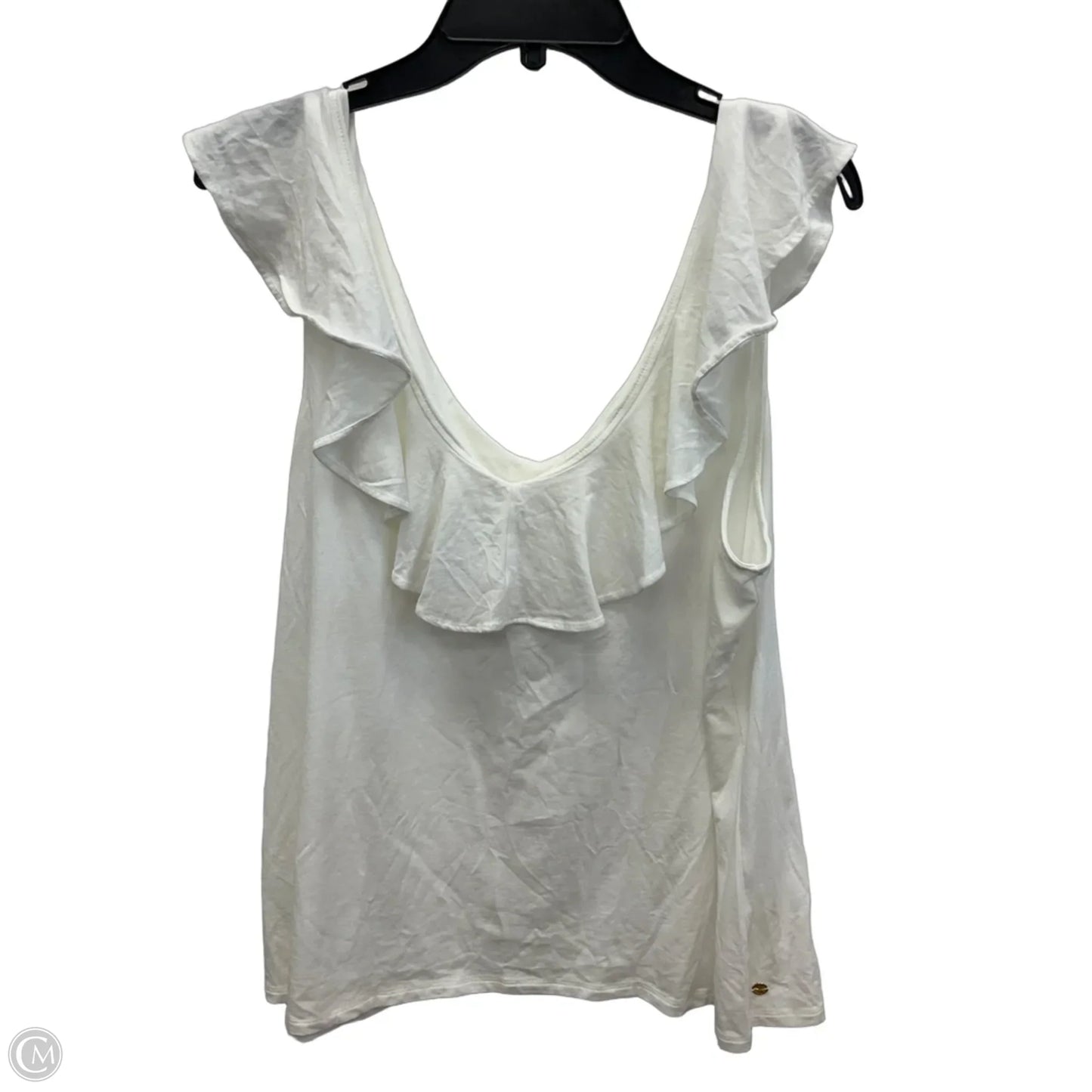 Tank Top Designer By Lilly Pulitzer In White, Size: Xl