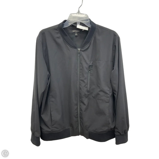 Athletic Jacket By Banana Republic In Black, Size: Xl