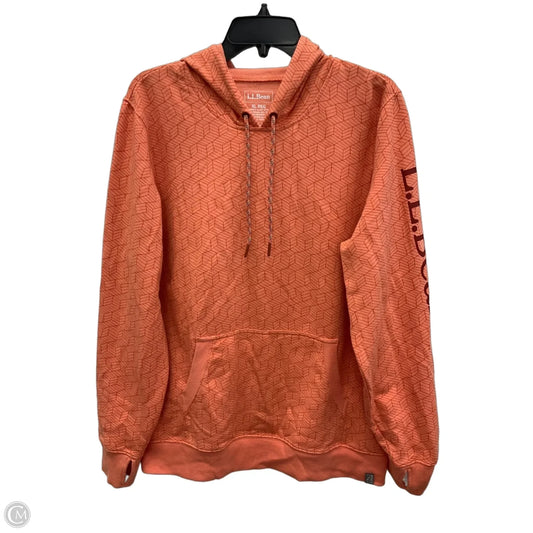 Athletic Sweatshirt Hoodie By L.l. Bean In Orange, Size: Xl