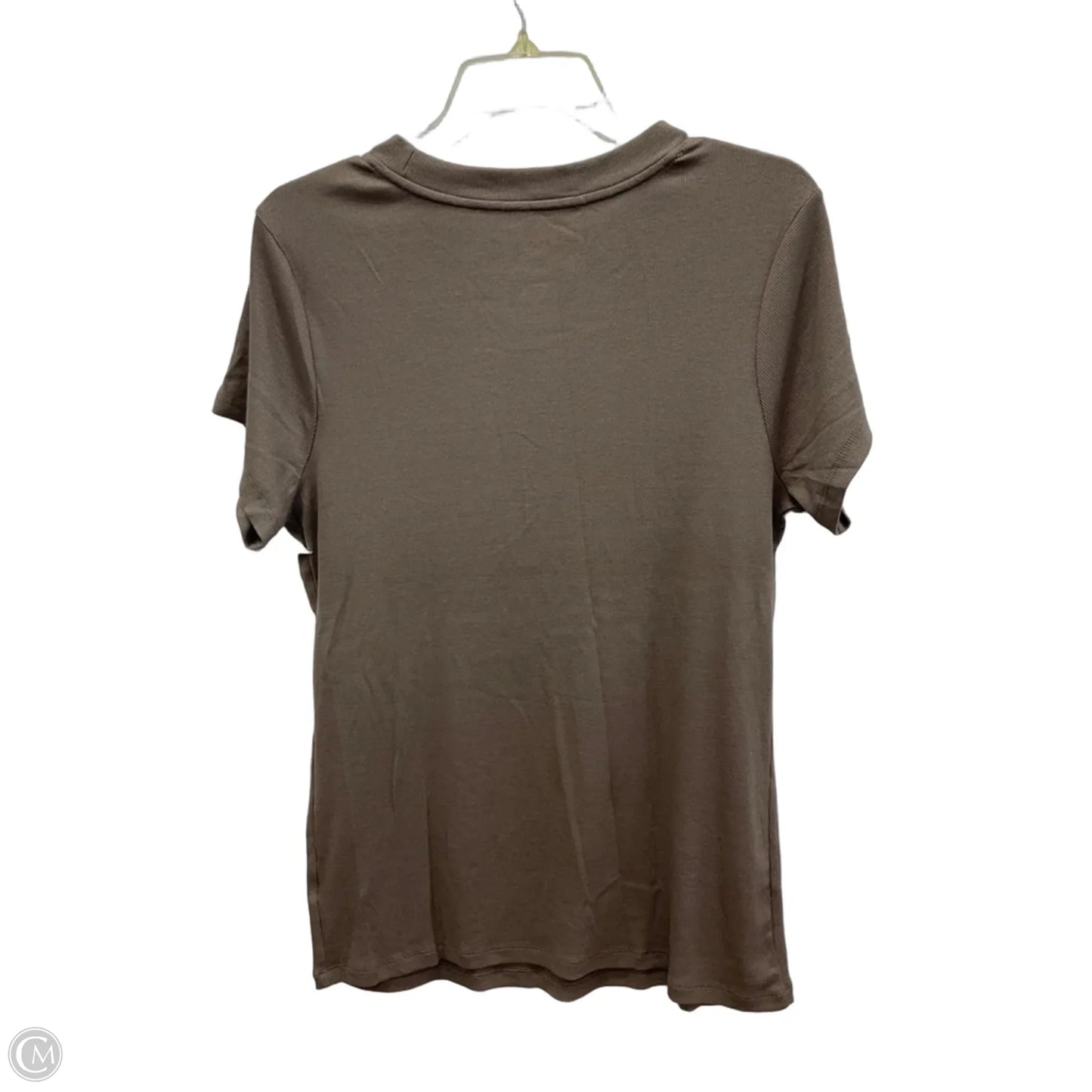 Top Short Sleeve By A New Day In Brown, Size: Xxl