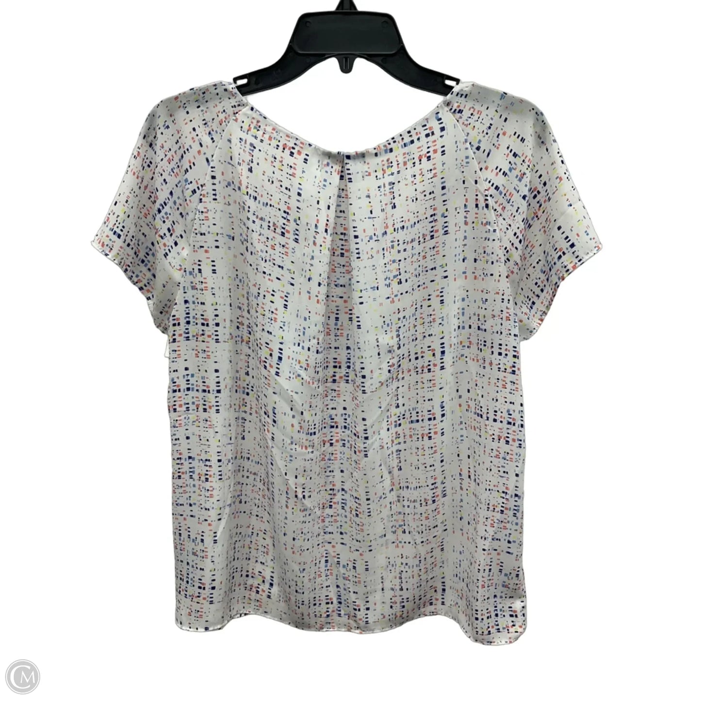 Top Short Sleeve By Worthington In White, Size: L
