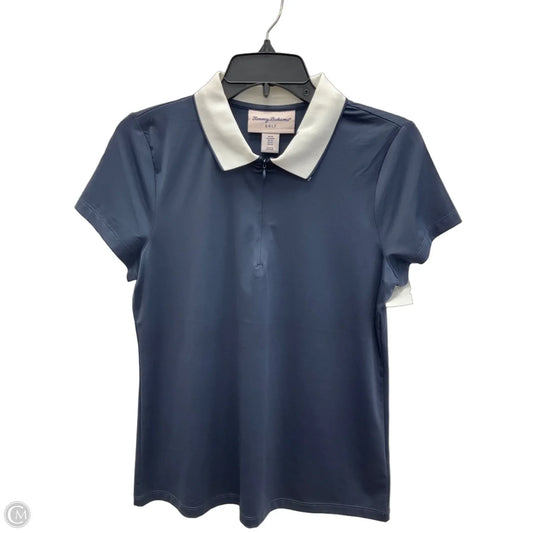 Athletic Top Short Sleeve By Tommy Bahama In Blue, Size: M