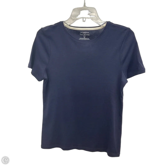 Top Short Sleeve By Talbots In Blue, Size: M