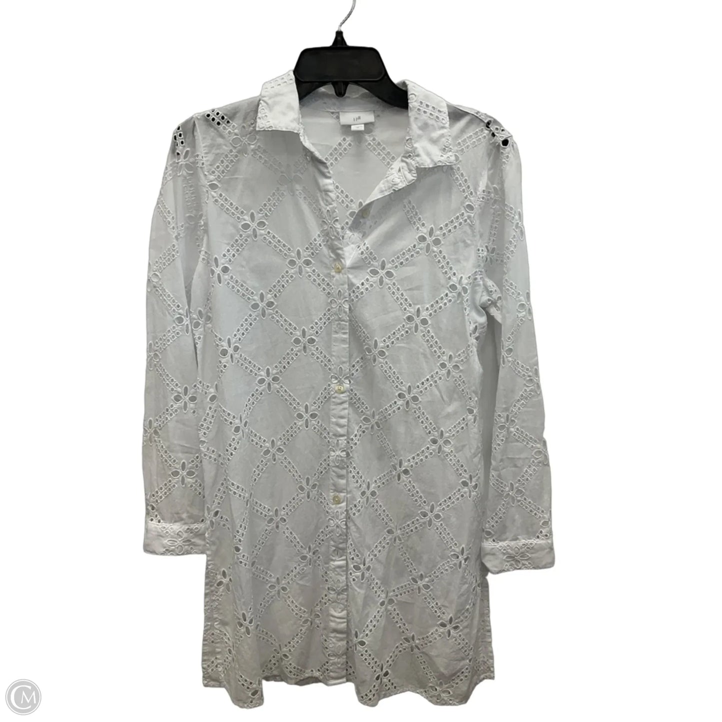 Top Long Sleeve By J. Jill In White, Size: Xs