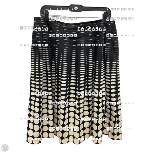 Skirt Midi By Talbots In Black & White, Size: 14