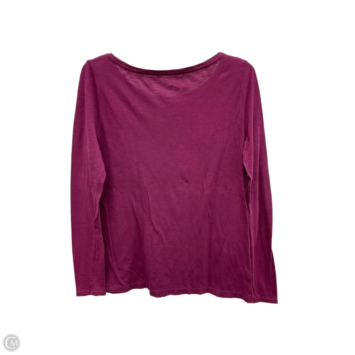 Top Long Sleeve By Loft In Purple, Size: M