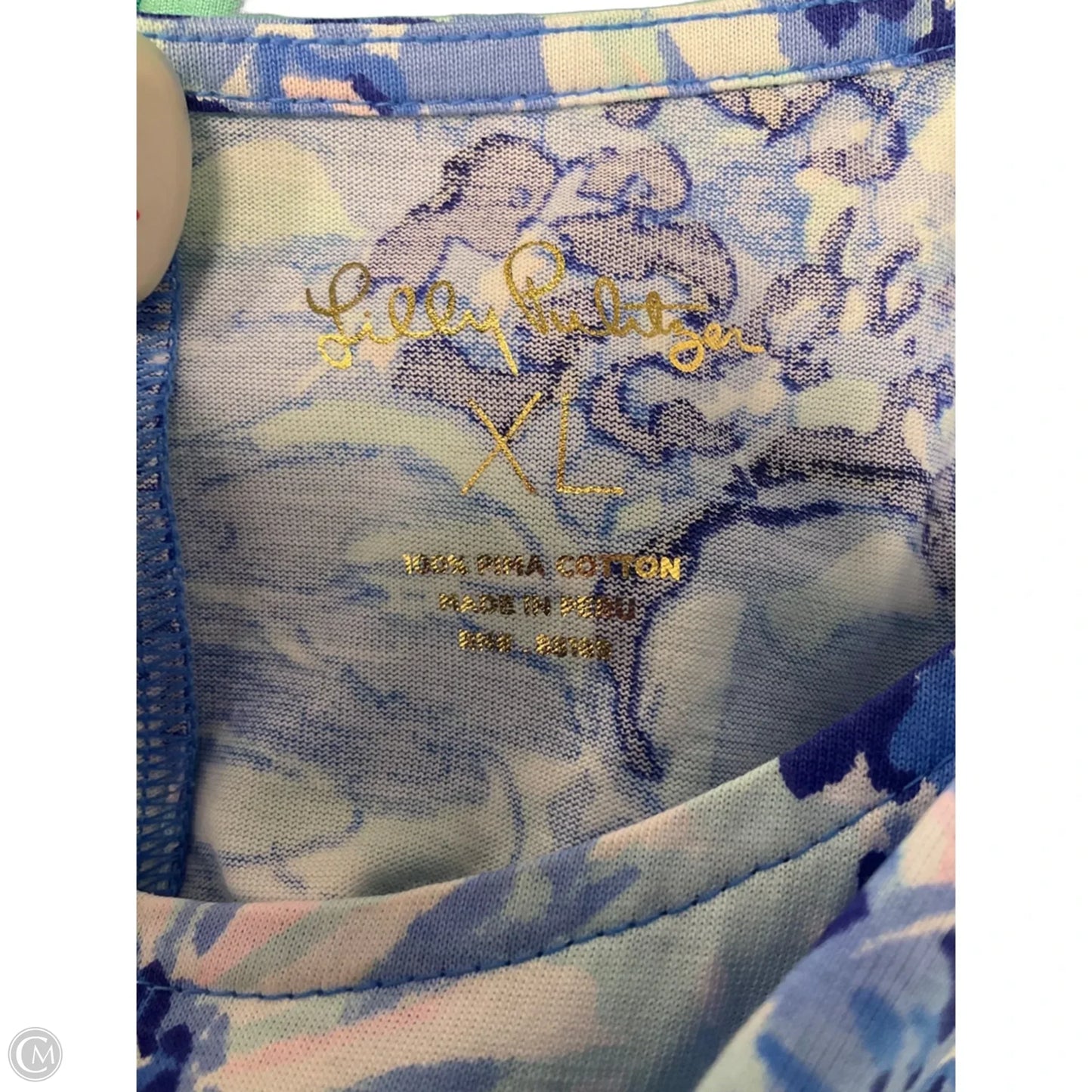 Dress Designer By Lilly Pulitzer In Blue, Size: Xl