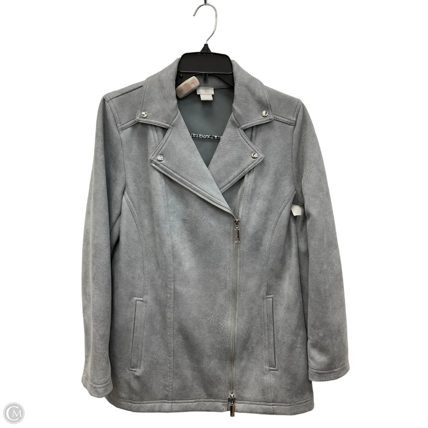Jacket Other By Chicos In Grey, Size: M