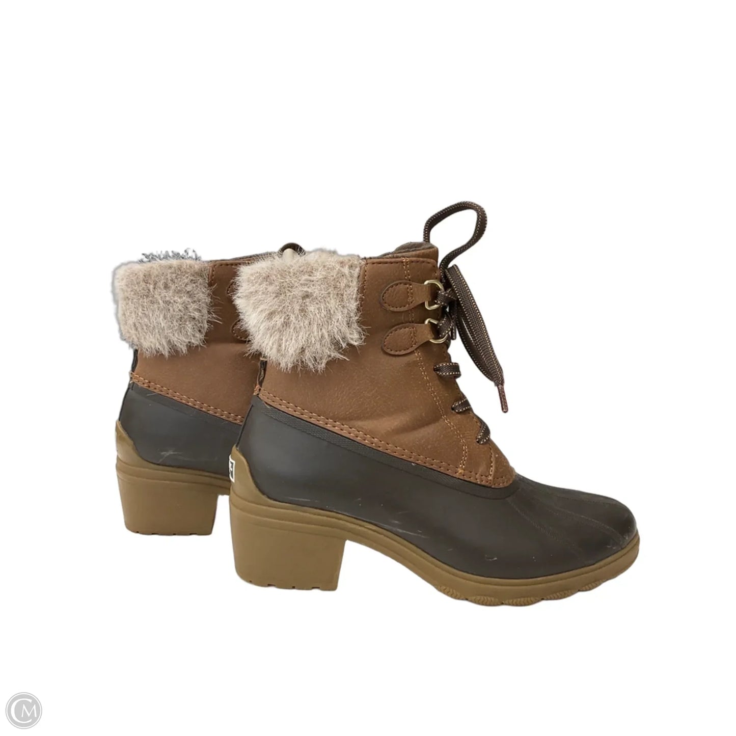 Boots Snow By Sperry In Blue & Brown, Size: 8.5