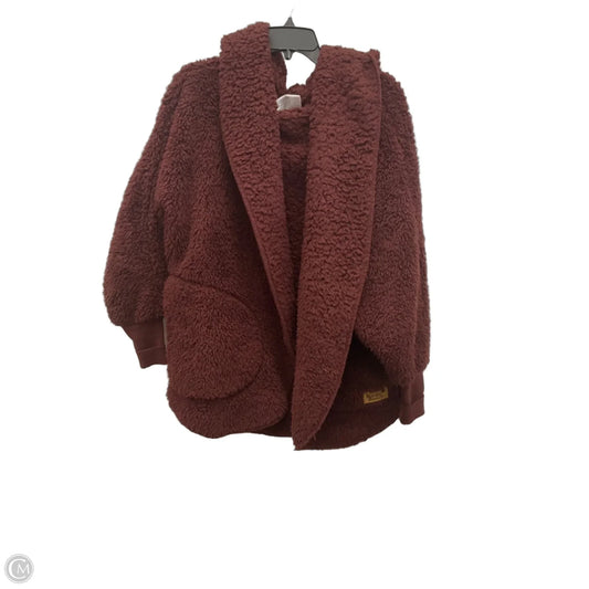 Jacket Faux Fur & Sherpa By Cme In Brown, Size: Osfm