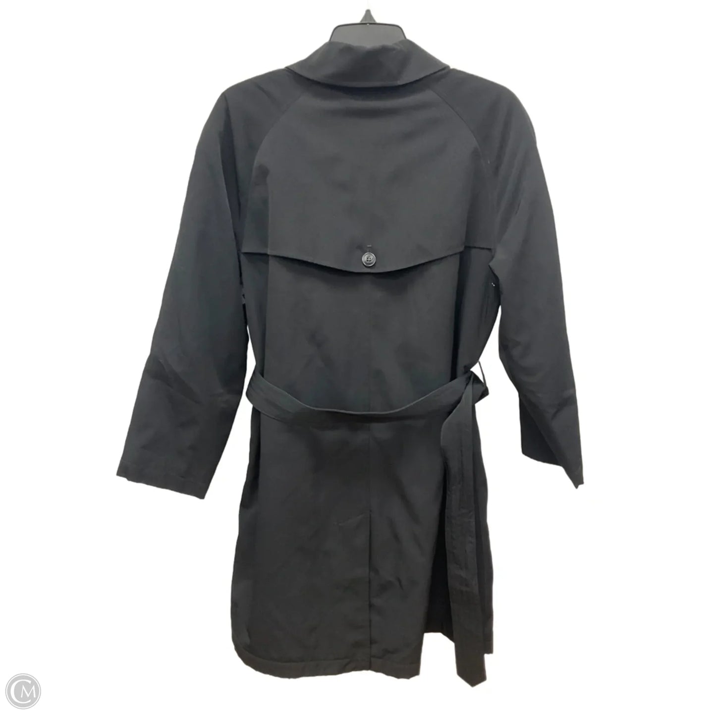 Coat Trench Coat By New York And Co In Black, Size: M