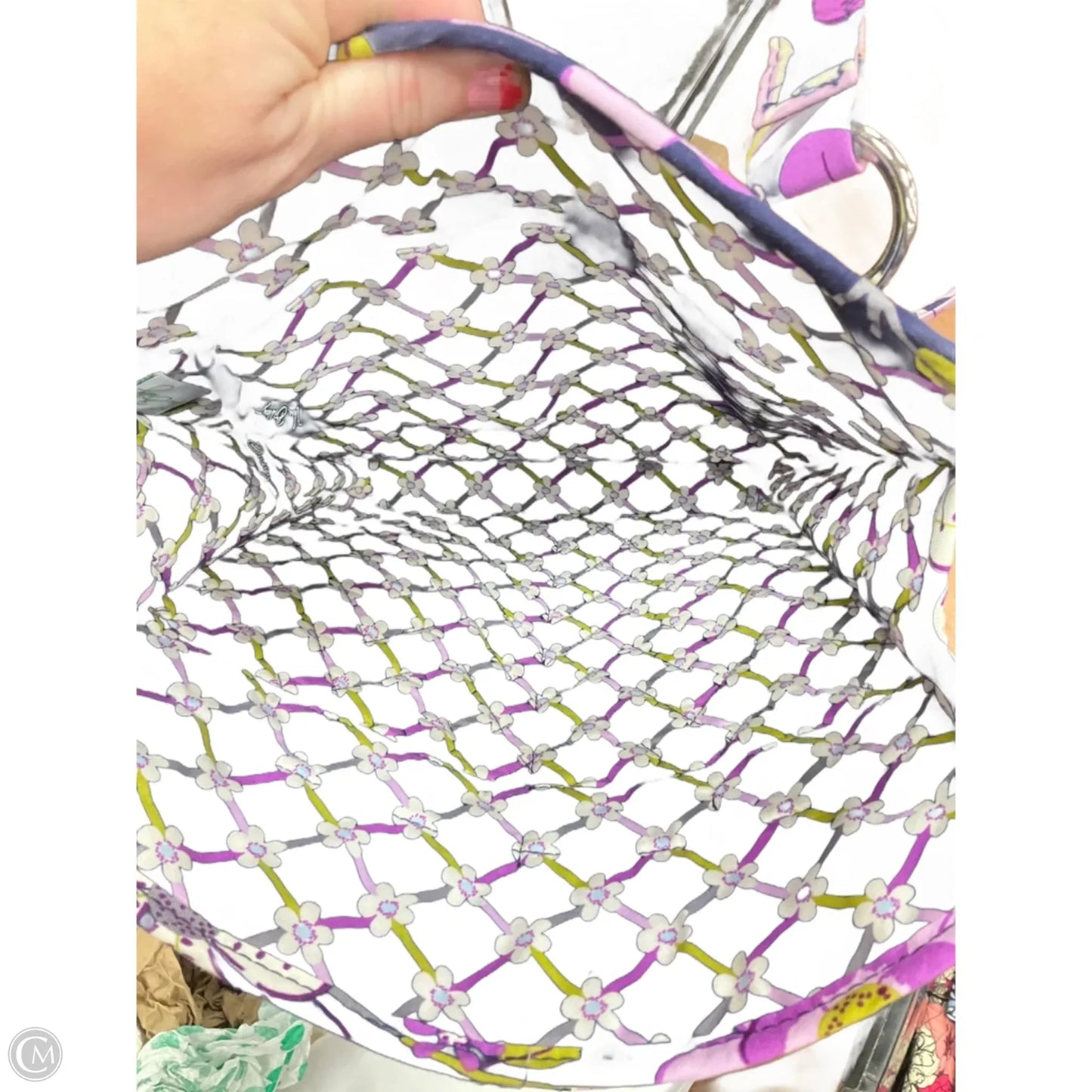 Handbag By Vera Bradley, Size: Large