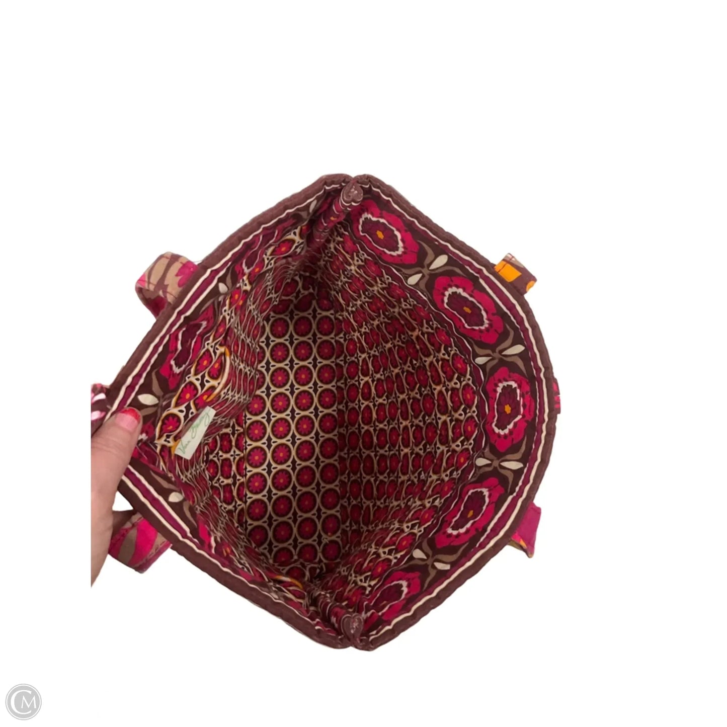 Handbag By Vera Bradley, Size: Large