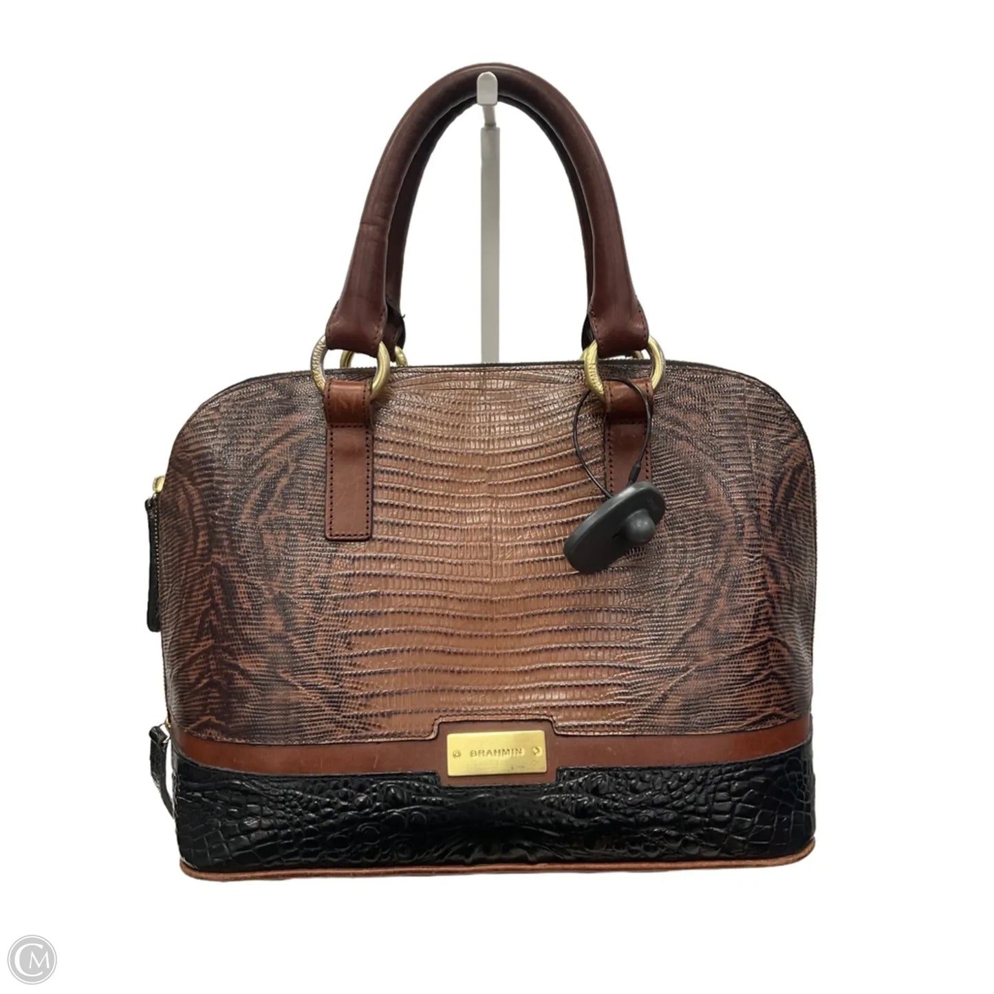 Handbag Designer By Brahmin, Size: Large