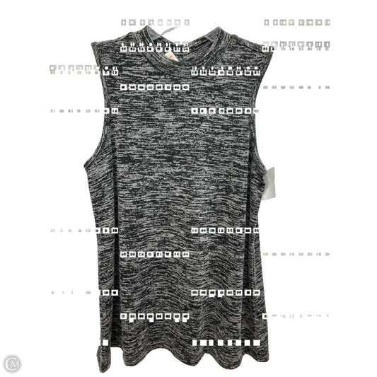 Top Sleeveless By Cato In Grey, Size: M