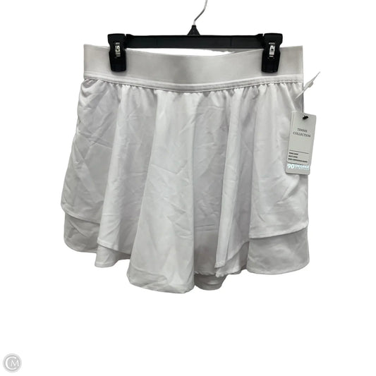 Athletic Skort By 90 Degrees By Reflex In White, Size: Xl