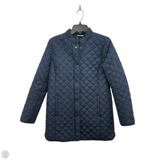 Jacket Puffer & Quilted By J. Jill In Navy, Size: S