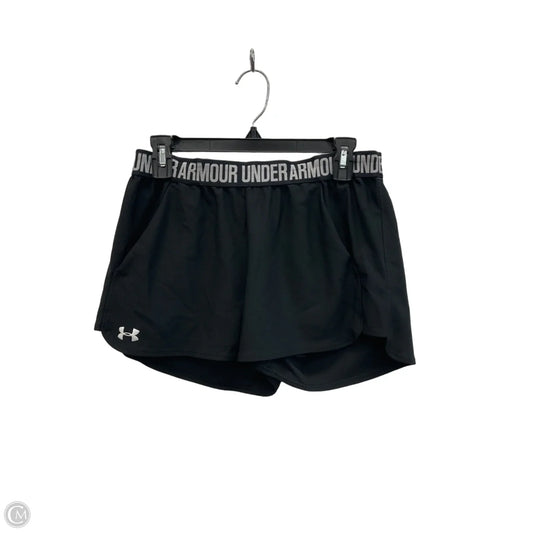 Athletic Shorts By Under Armour In Black, Size: L