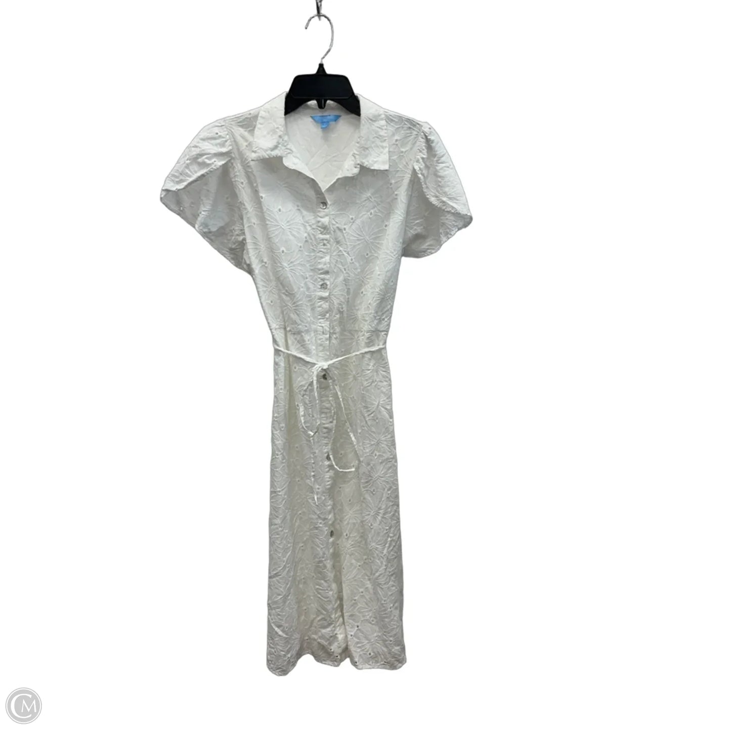 Dress Casual Maxi By Draper James In White, Size: L