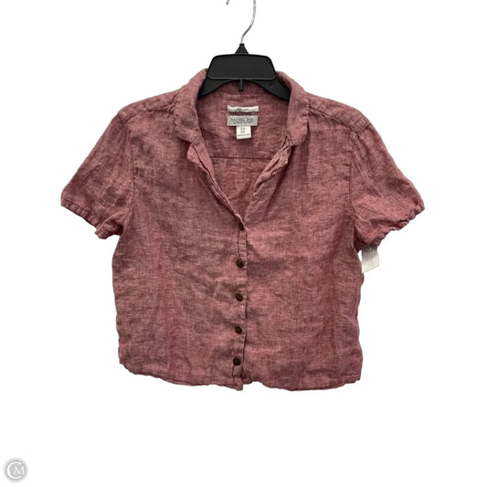 Blouse Short Sleeve By Rachel Zoe In Red, Size: M