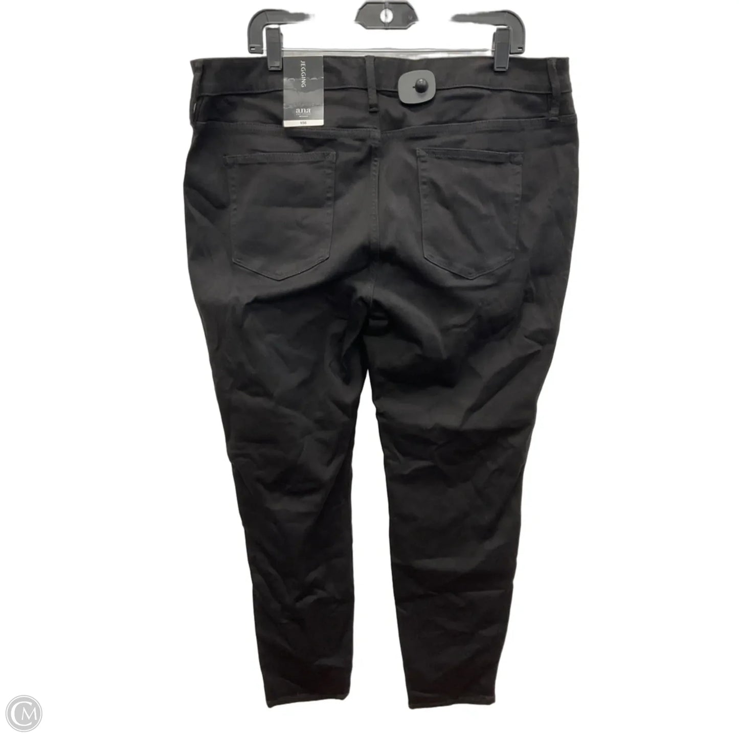 Jeans Jeggings By Ana In Black Denim, Size: 2x