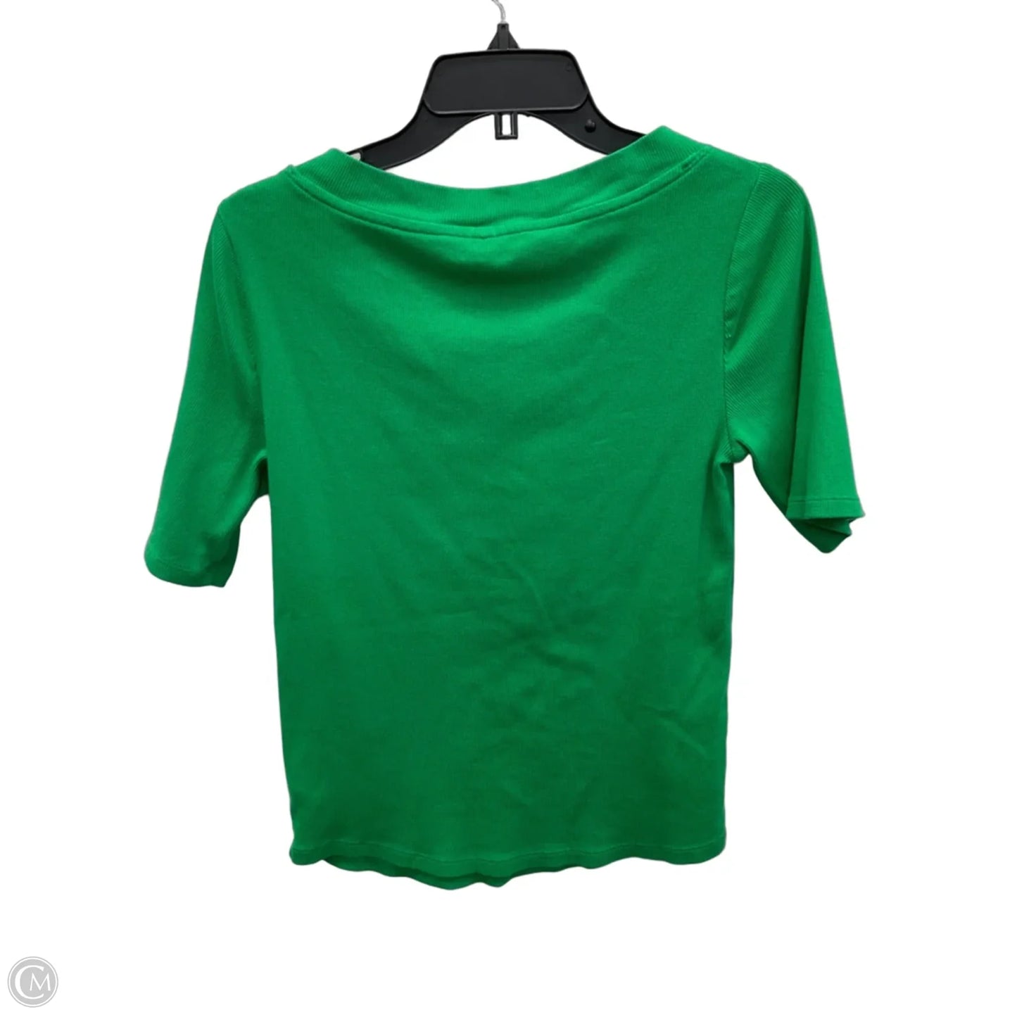 Top Short Sleeve Basic By Talbots In Green, Size: M