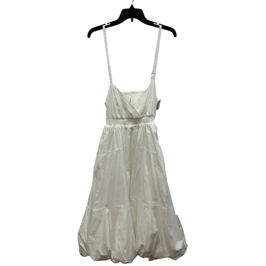 Dress Casual Maxi By Anthropologie In White, Size: Lp