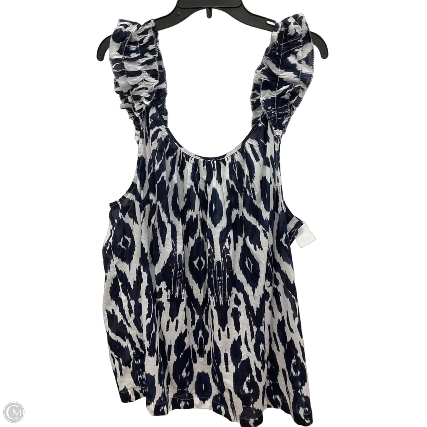 Top Sleeveless By Lane Bryant In Blue, Size: 4x