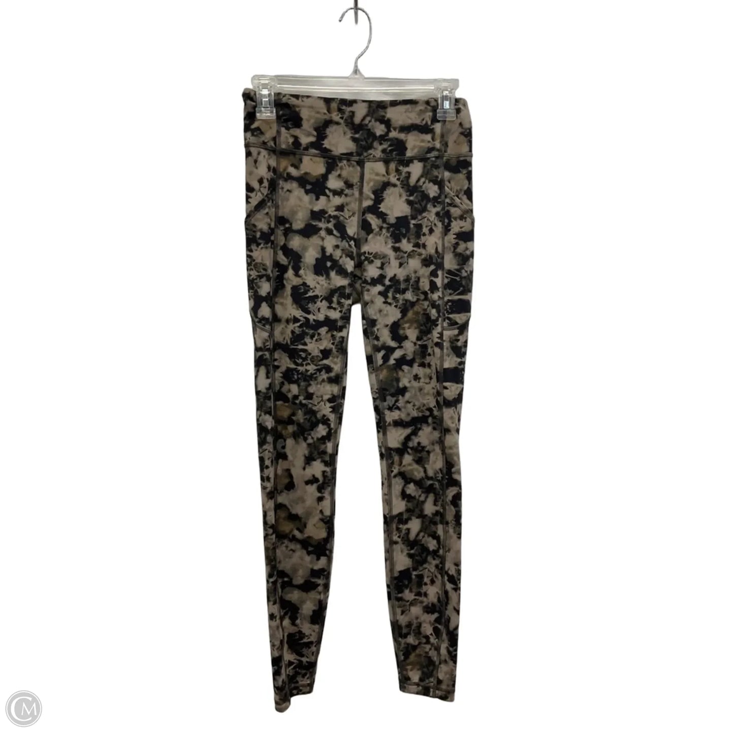 Athletic Leggings By Lululemon In Black & Brown, Size: 6