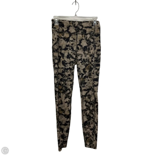 Athletic Leggings By Lululemon In Black & Brown, Size: 6