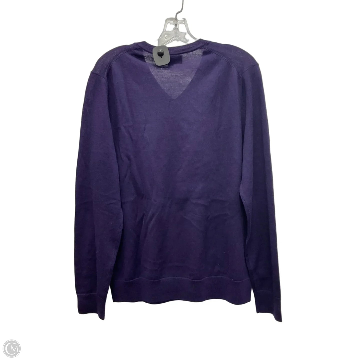 Top Long Sleeve By Banana Republic In Purple, Size: M