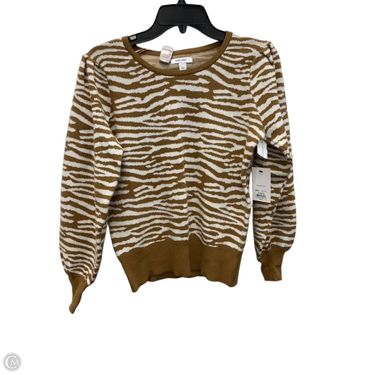 Top Long Sleeve By Nine West In Brown, Size: Xs