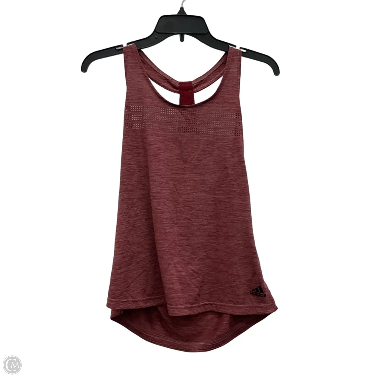 Athletic Tank Top By Adidas In Red, Size: S