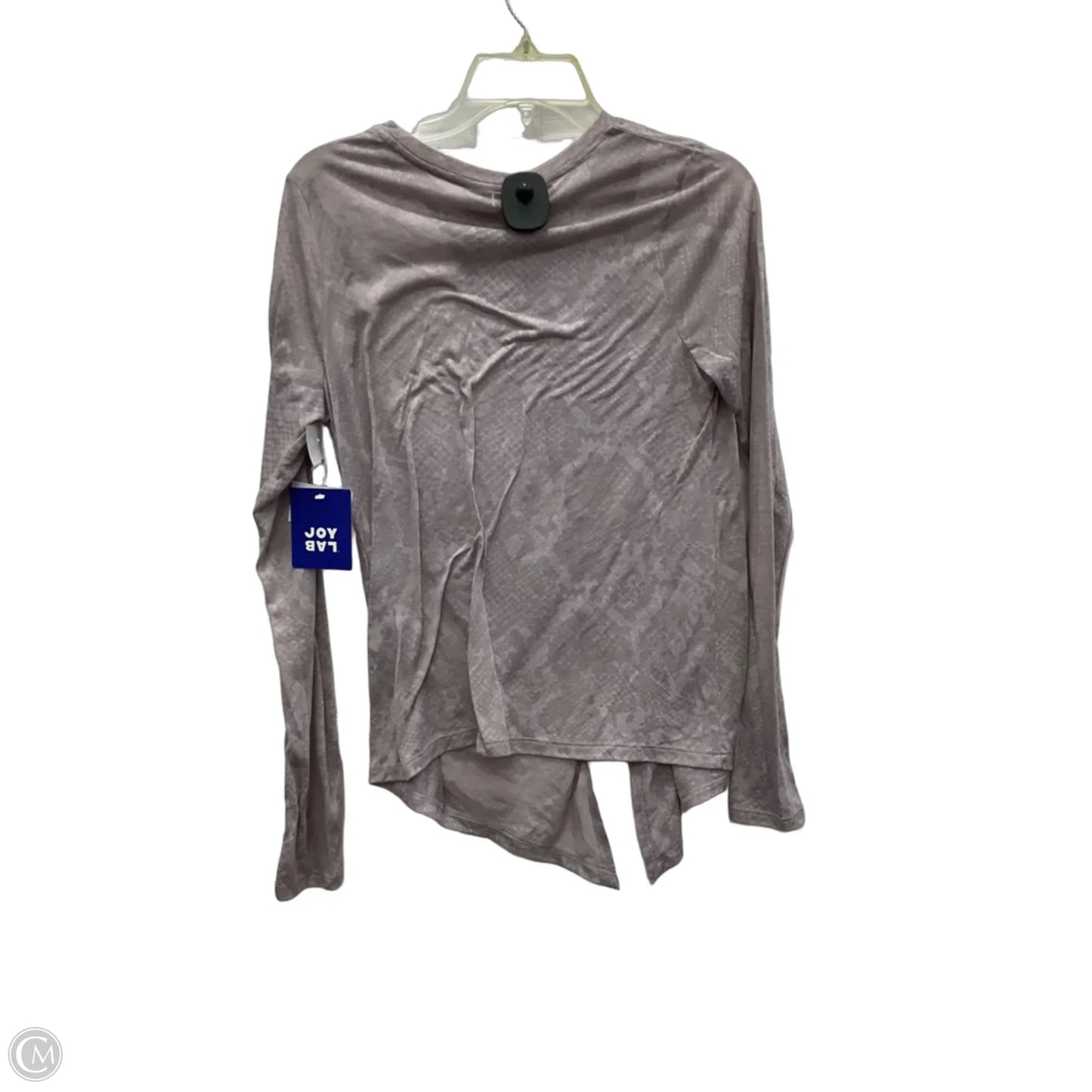Athletic Top Long Sleeve Crewneck By Joy Lab In Purple, Size: S