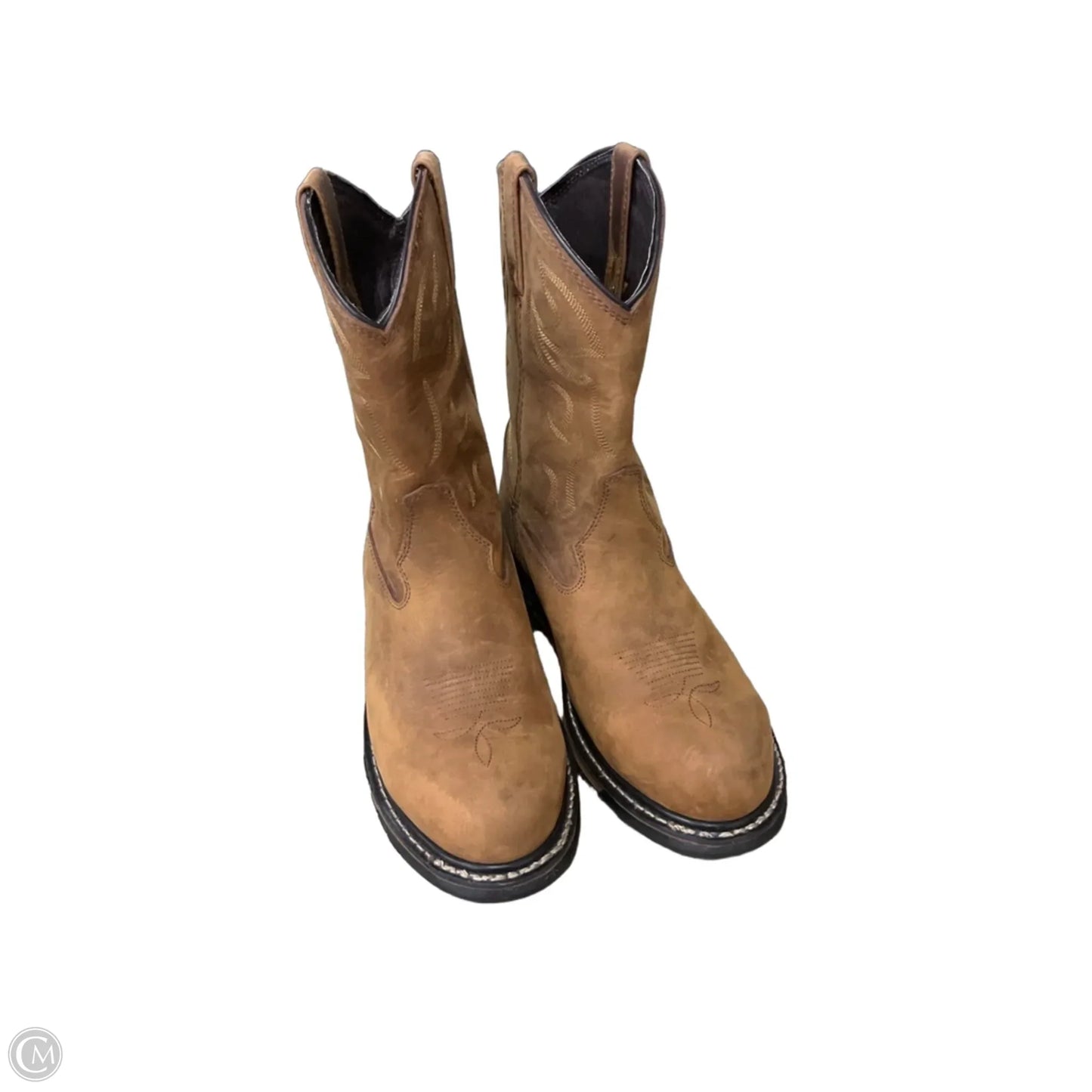 Boots Leather By Cma In Brown, Size: 11